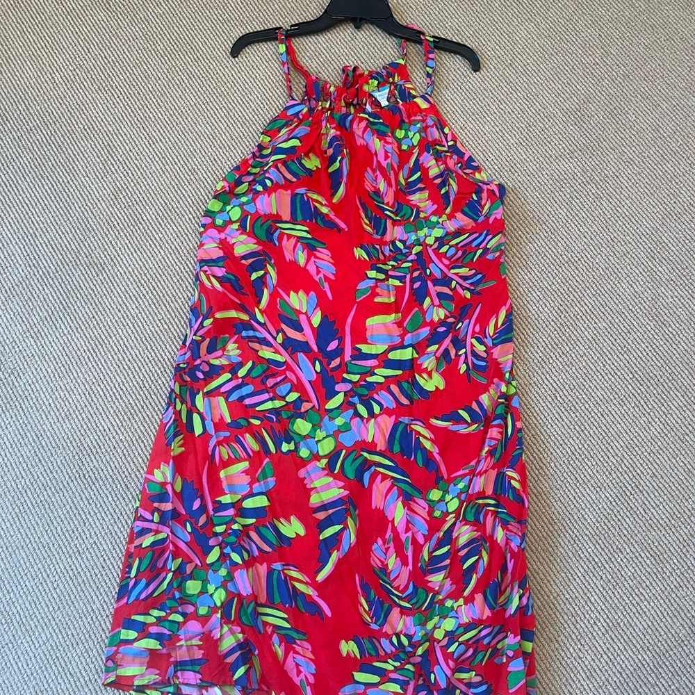Escapada Living Red and Blue Floral Dress